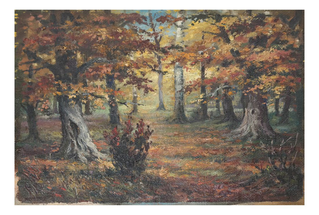 Wooded Landscape, O/C, On Panel (1 of 7)