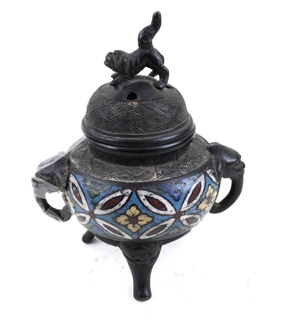 Enameled and Cloisonne Censer (1 of 10)