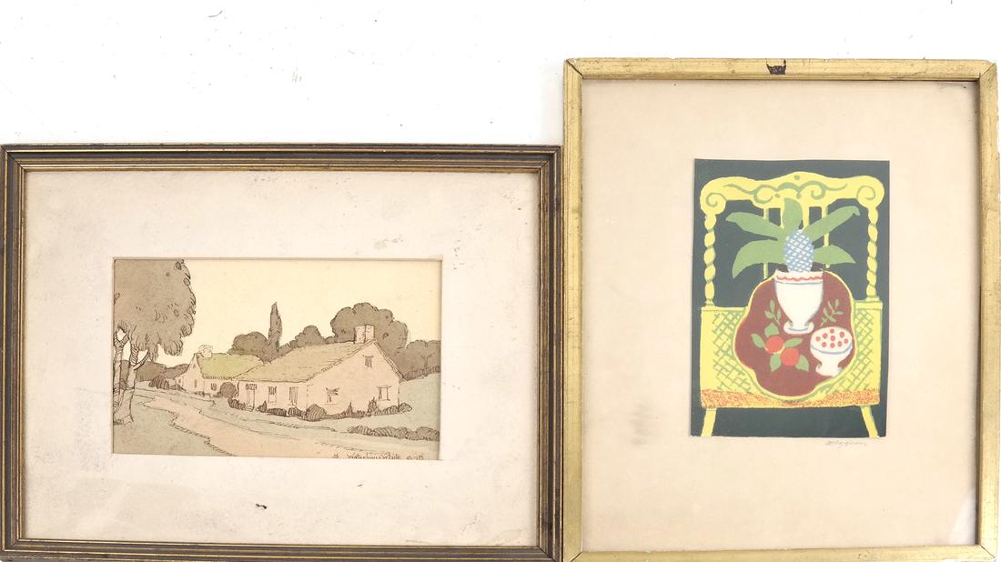 Still Life & A Country Scene Print (1 of 8)