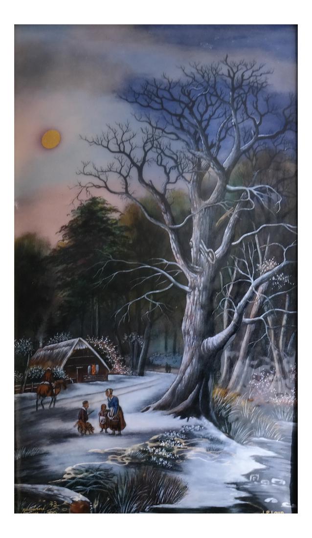 French Limoges Enamel Plaque (1 of 8)