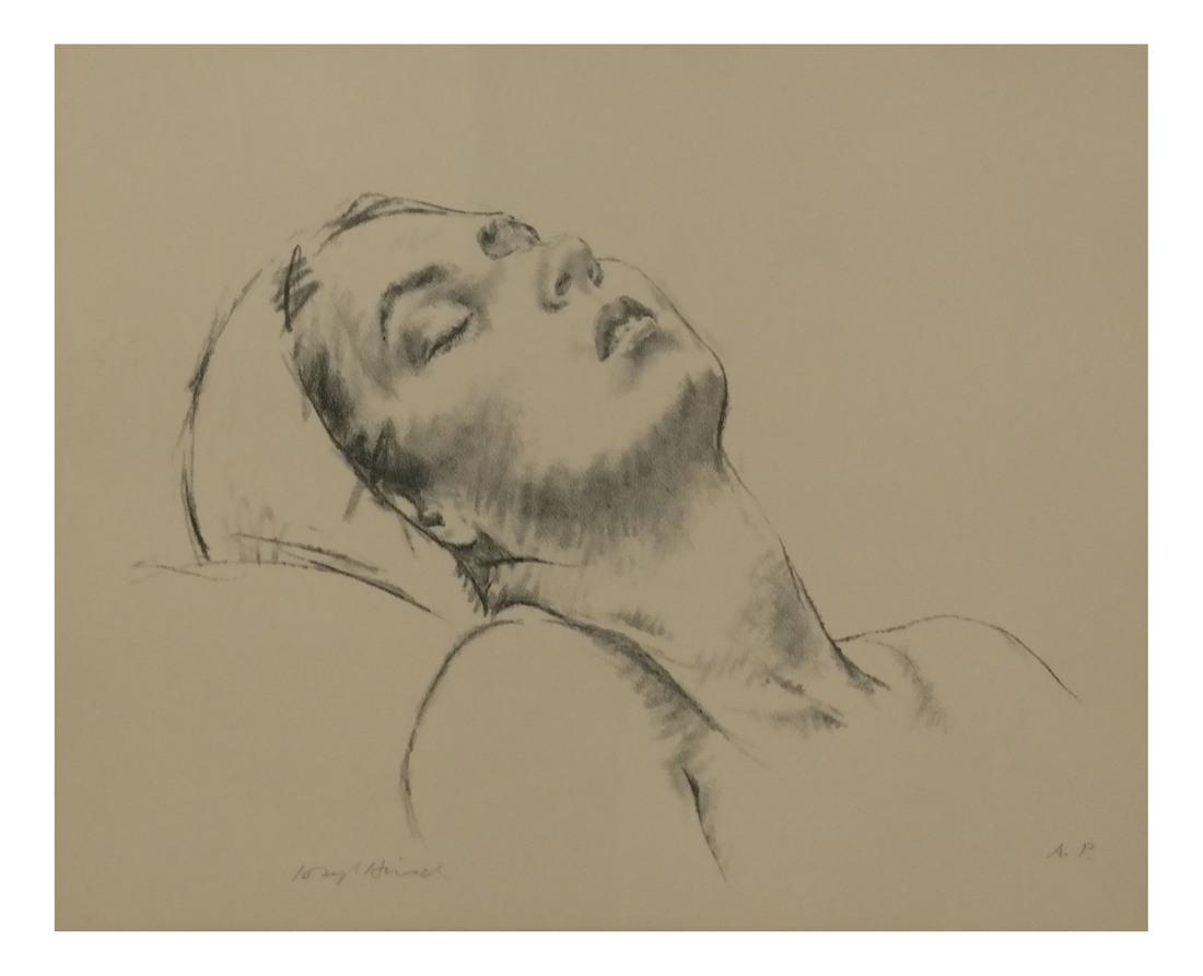 Joseph Hirsch, Girl Resting, Etching (1 of 7)