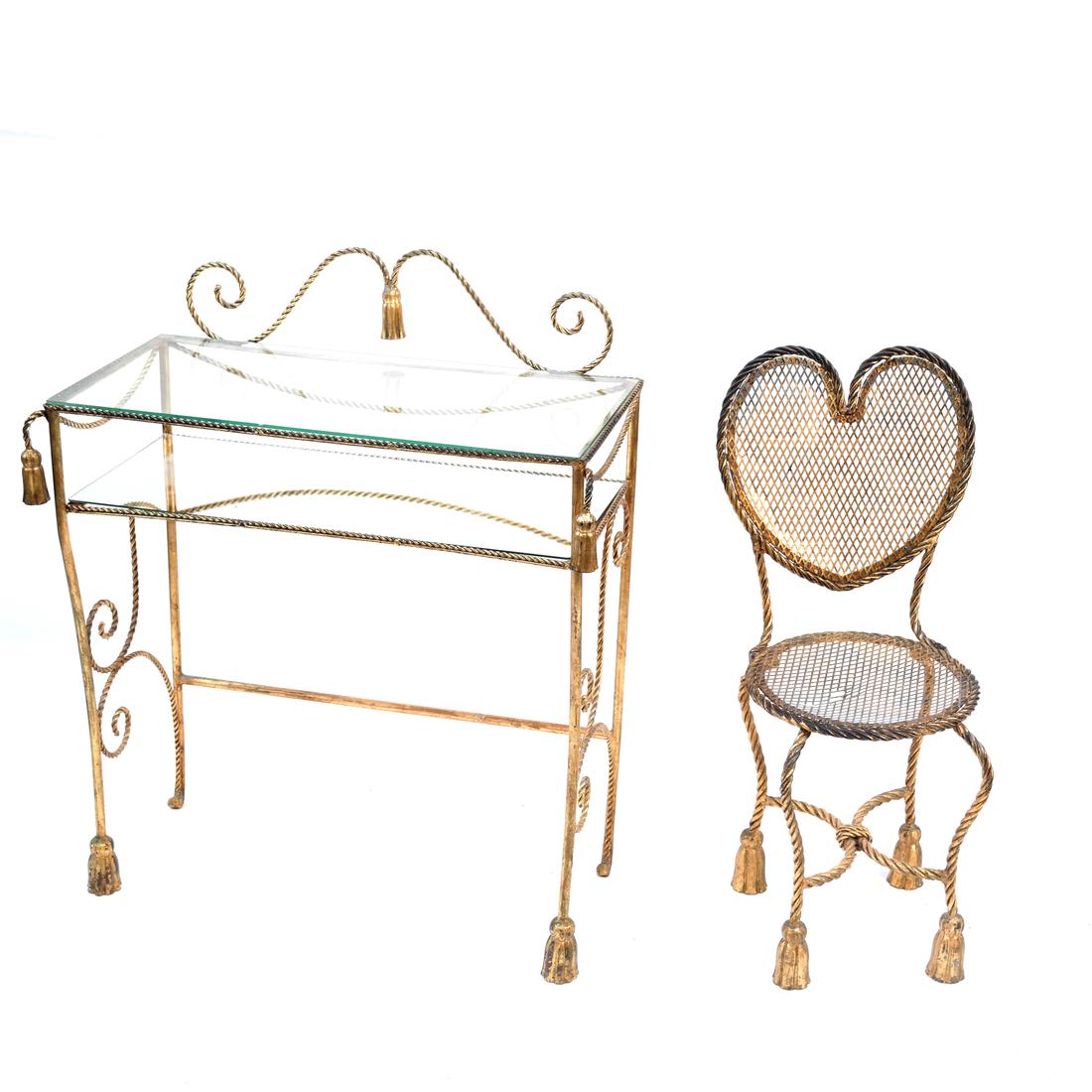 Rope-Form Vanity and Chair (1 of 9)