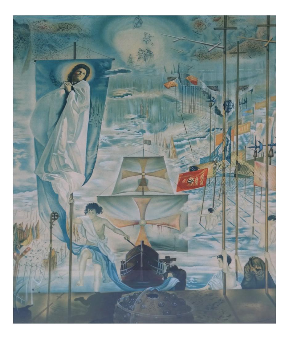 Two Dali Prints, Discovery of America (1 of 7)