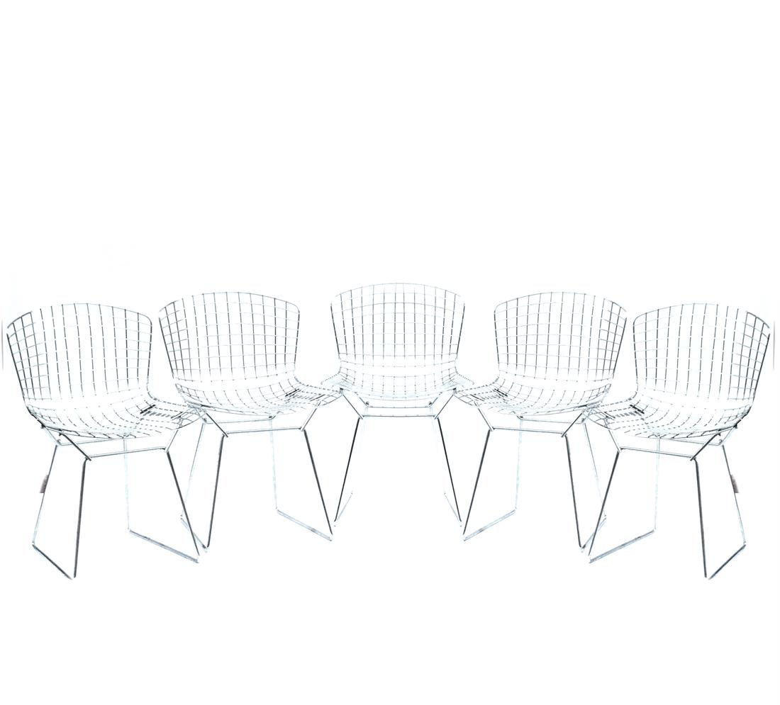 Five Bertoia-Style Chairs (1 of 10)