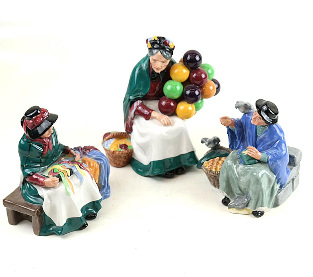 Three Royal Doulton Figurines (1 of 9)