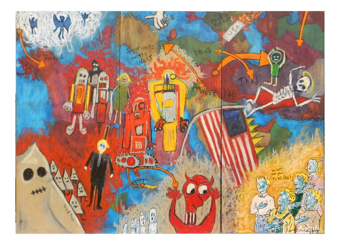 After Michael Scoggins - Abstract Triptych (1 of 12)