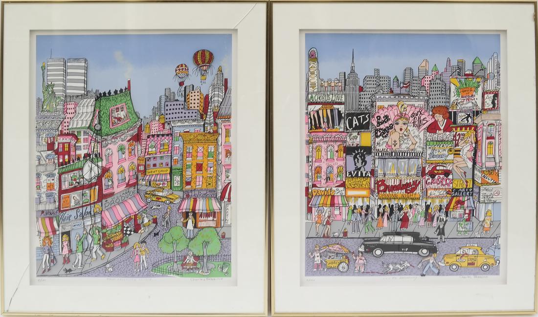 2 Charles Fazzino Pop Art 3-D NYC Prints (1 of 11)