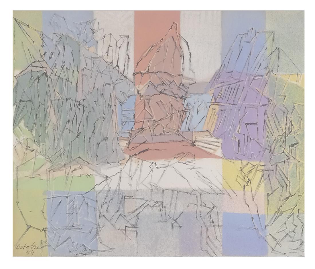 Jacques Villon Abstract (1 of 6)