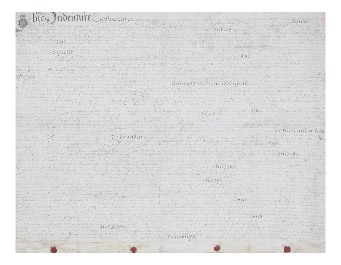 18th C. British Indenture Manuscript (1 of 7)