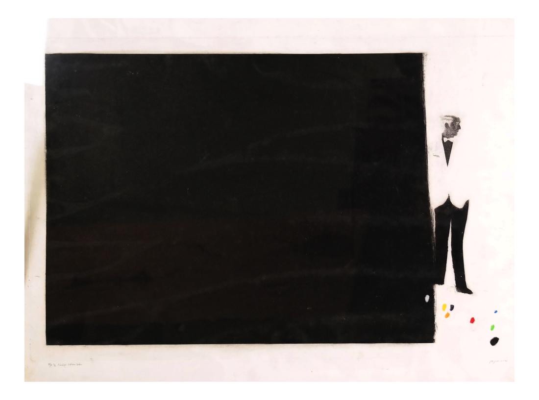 Contemporary Lithograph, Formal Evening (1 of 7)