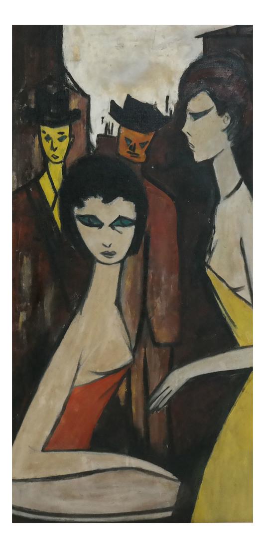 Pruna, Modernist Oil on Canvas (1 of 5)