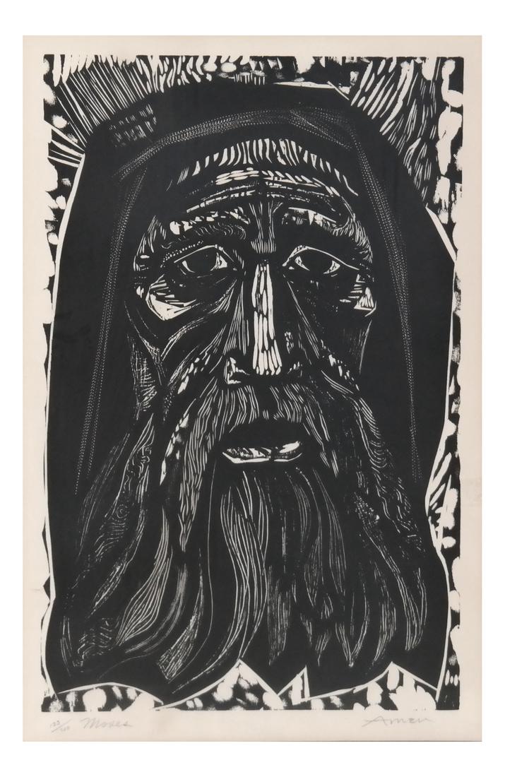 Amen, Lithograph - Moses (1 of 6)