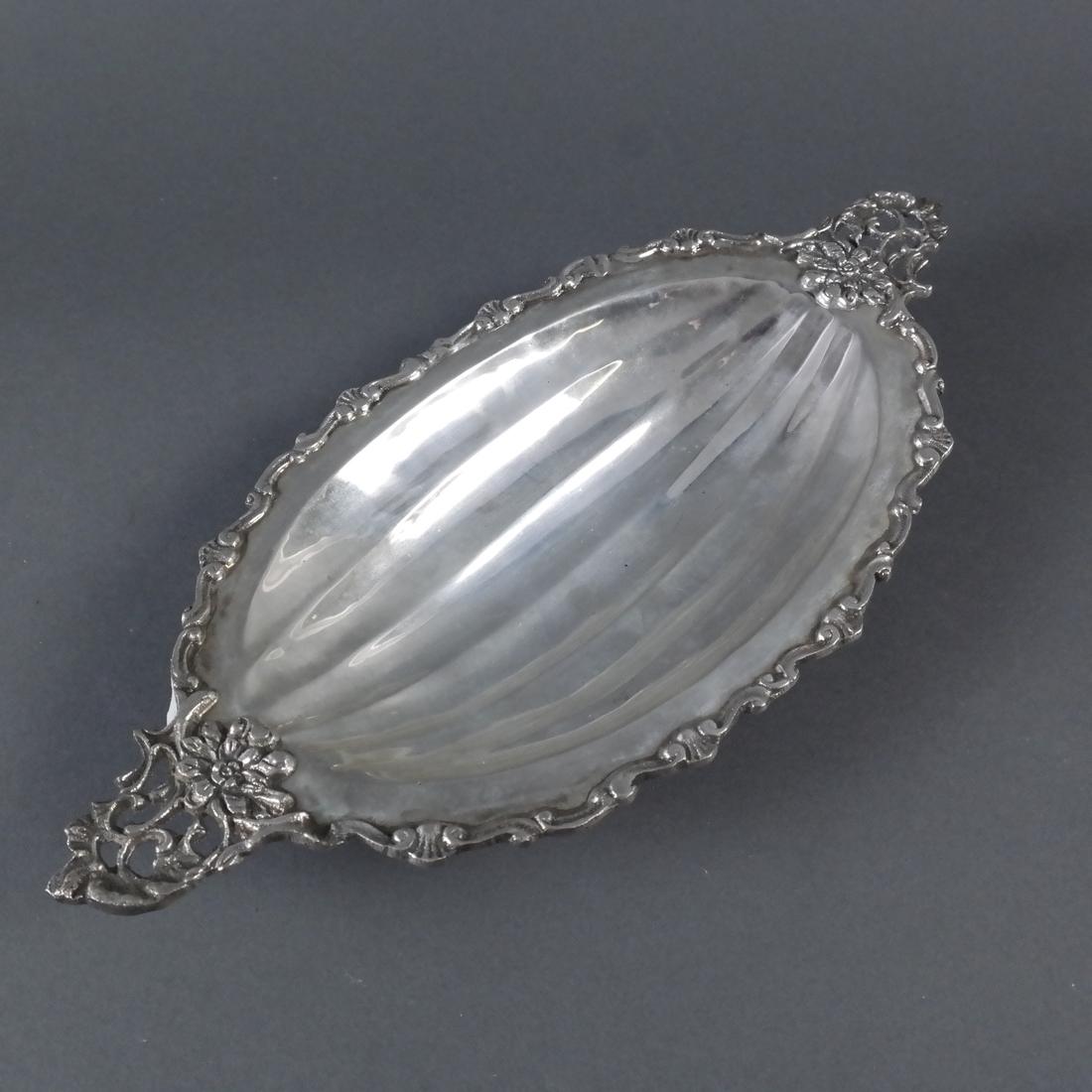.800 Standard Silver Ornate Fruit Dish (1 of 8)