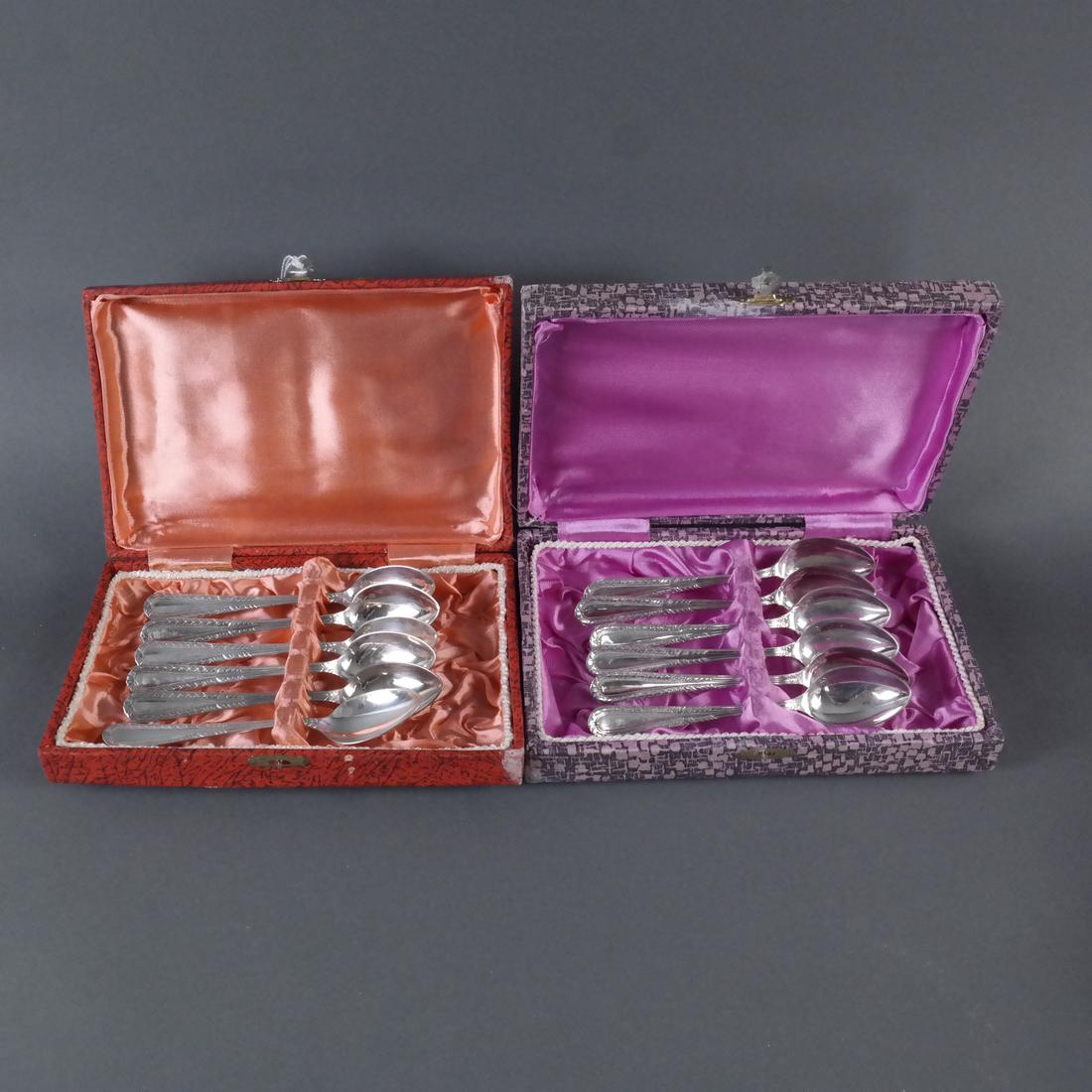 Set of Twelve .900 Silver Teaspoons (1 of 8)