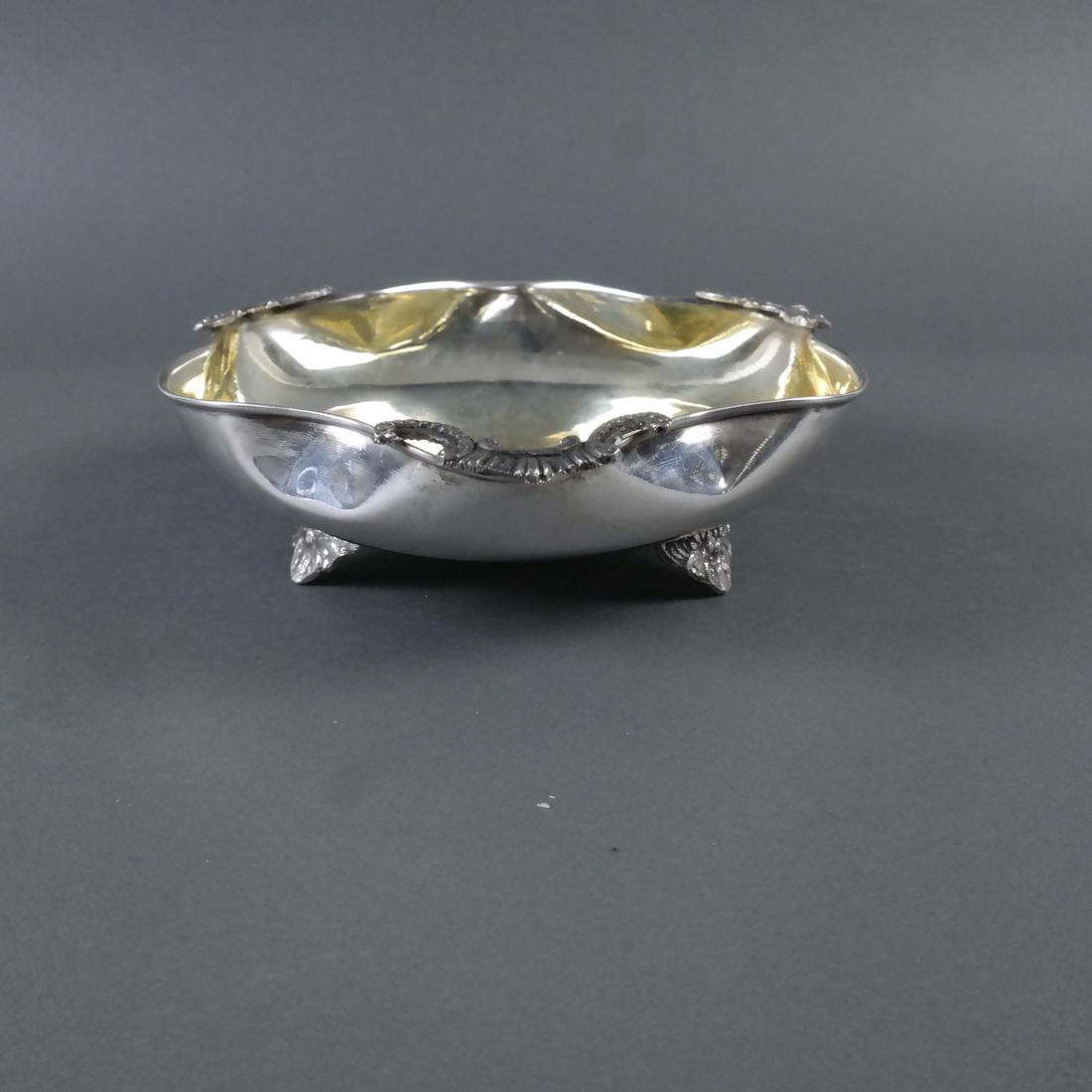 .800 Standard Parcel Gilt Silver Bowl (1 of 5)