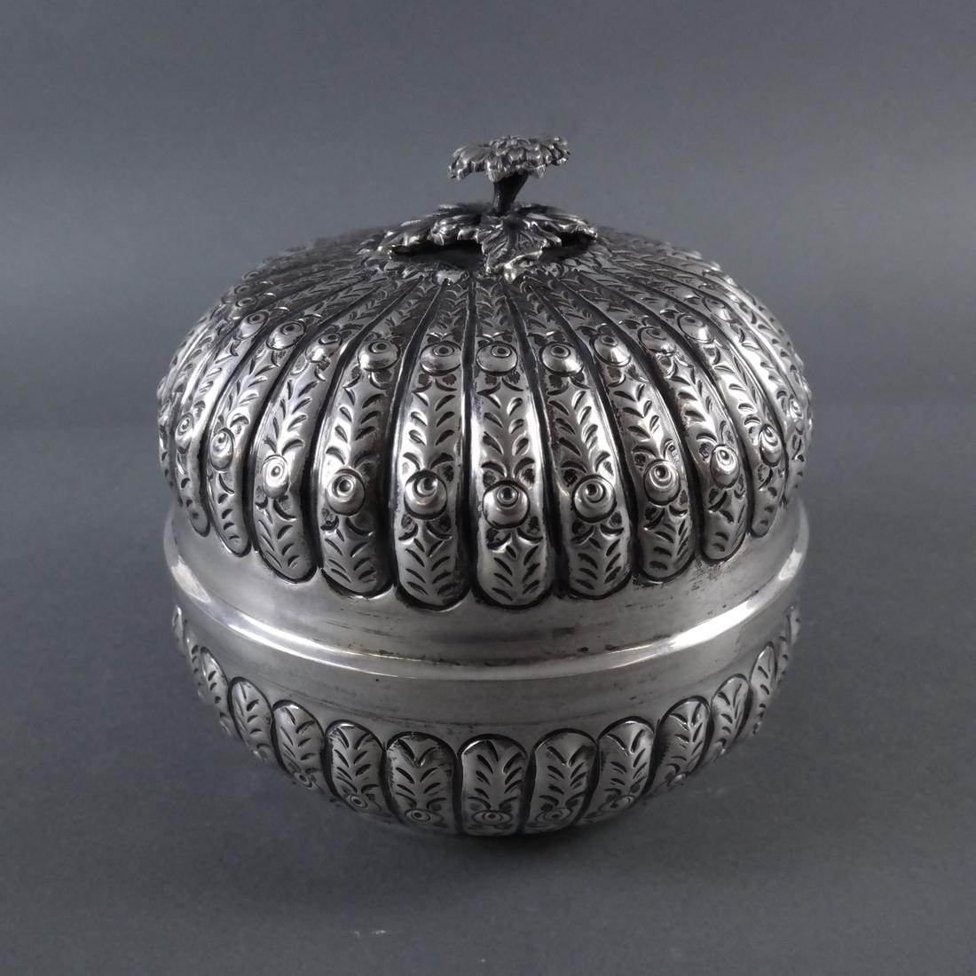.800 Standard Silver Tea Caddy (1 of 9)