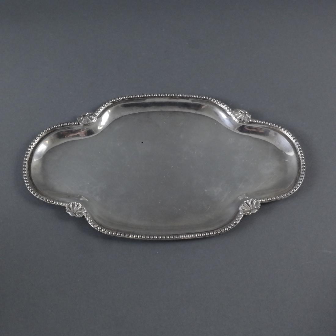 Two .800 Standard Silver Shaped Trays (1 of 9)