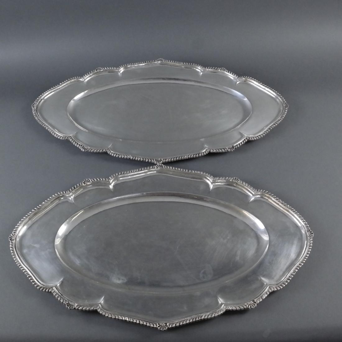 Two .900 Standard Silver Trays (1 of 6)