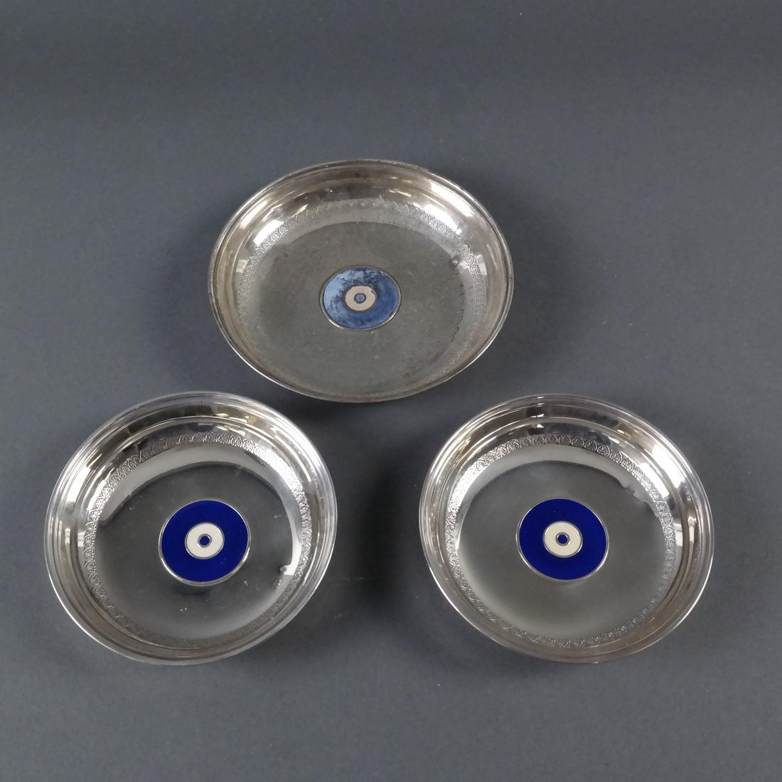 Three .900 Standard Silver Bowls (1 of 7)