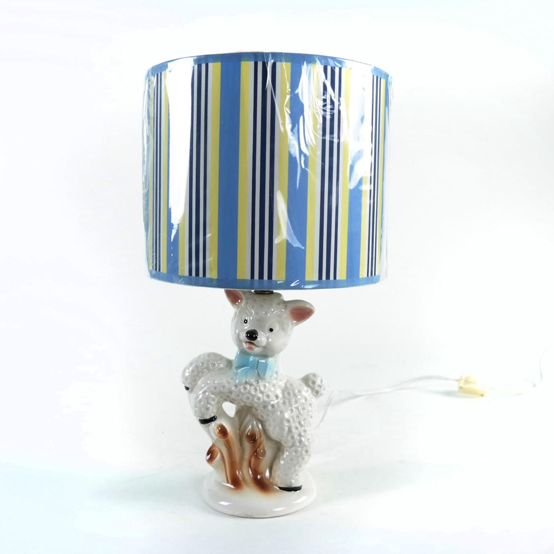 Ceramic Lamb Lamp (1 of 6)