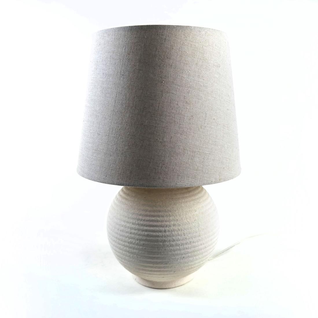 White Porous Ceramic Lamp (1 of 5)