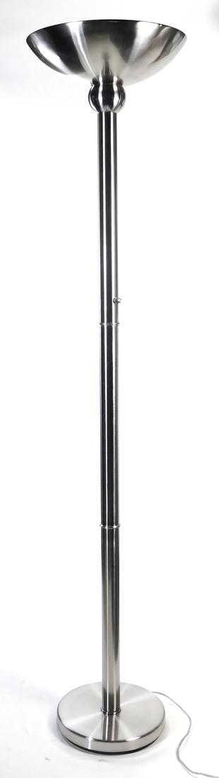 Modern Brushed Stainless Lamp (1 of 6)