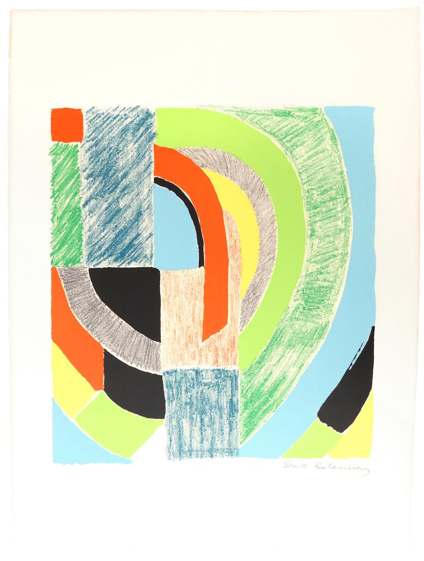 Sonia Delaunay, "Rhyme Couleur No. 1574" - Lithograph (1 of 5)
