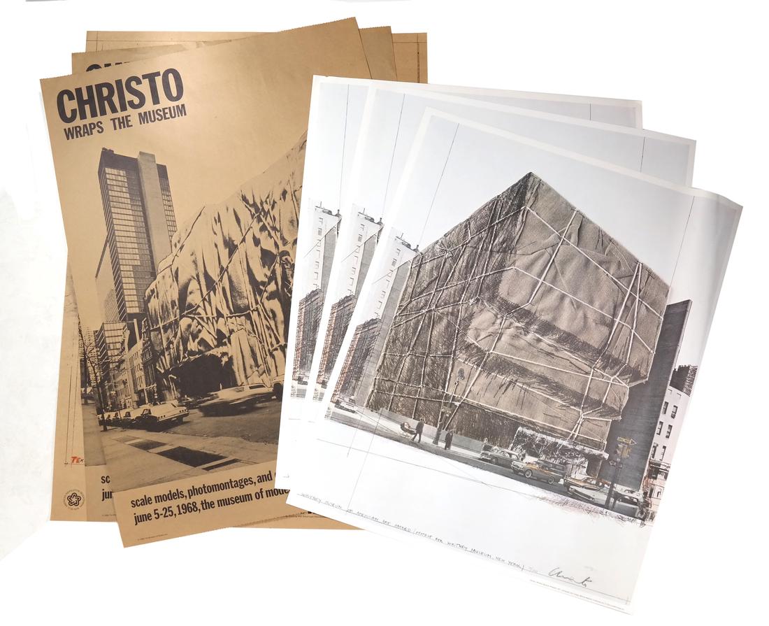 Six Signed Posters of Unrealized Christo Projects (1 of 5)