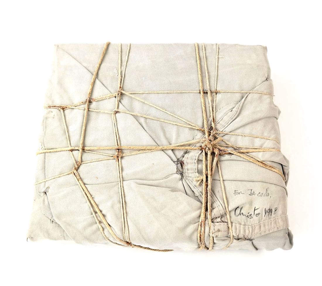 Christo, Wrapped Book - Mixed Media with Nylon, (1 of 7)