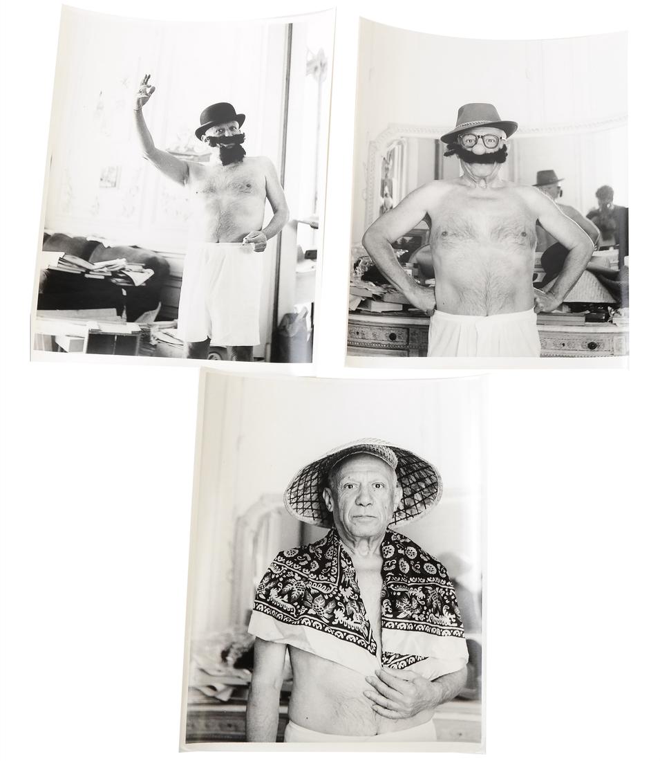 André Villers, Three Picasso Silver Gelatin Prints (1 of 6)