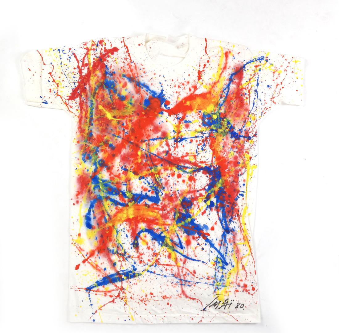 Toshimitsu Imai - "Drip Painted" Tee Shirt (1 of 4)