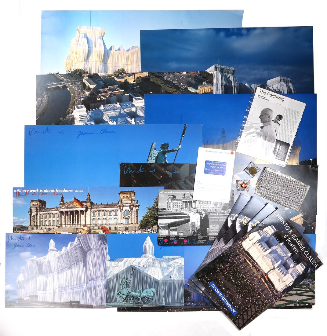 Christo & Jeanne-Claude, "Wrapped Reichstag"-Signed (1 of 10)