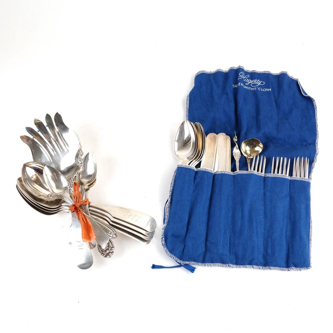 32 Pieces Of American Sterling Silver Utensils (1 of 10)