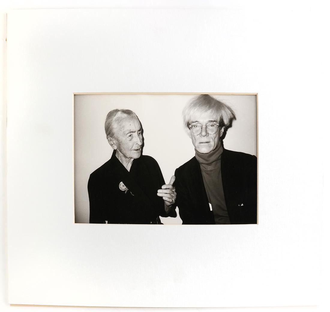 Christopher Makos, Andy Warhol And Georgia O'Keeffe (1 of 6)