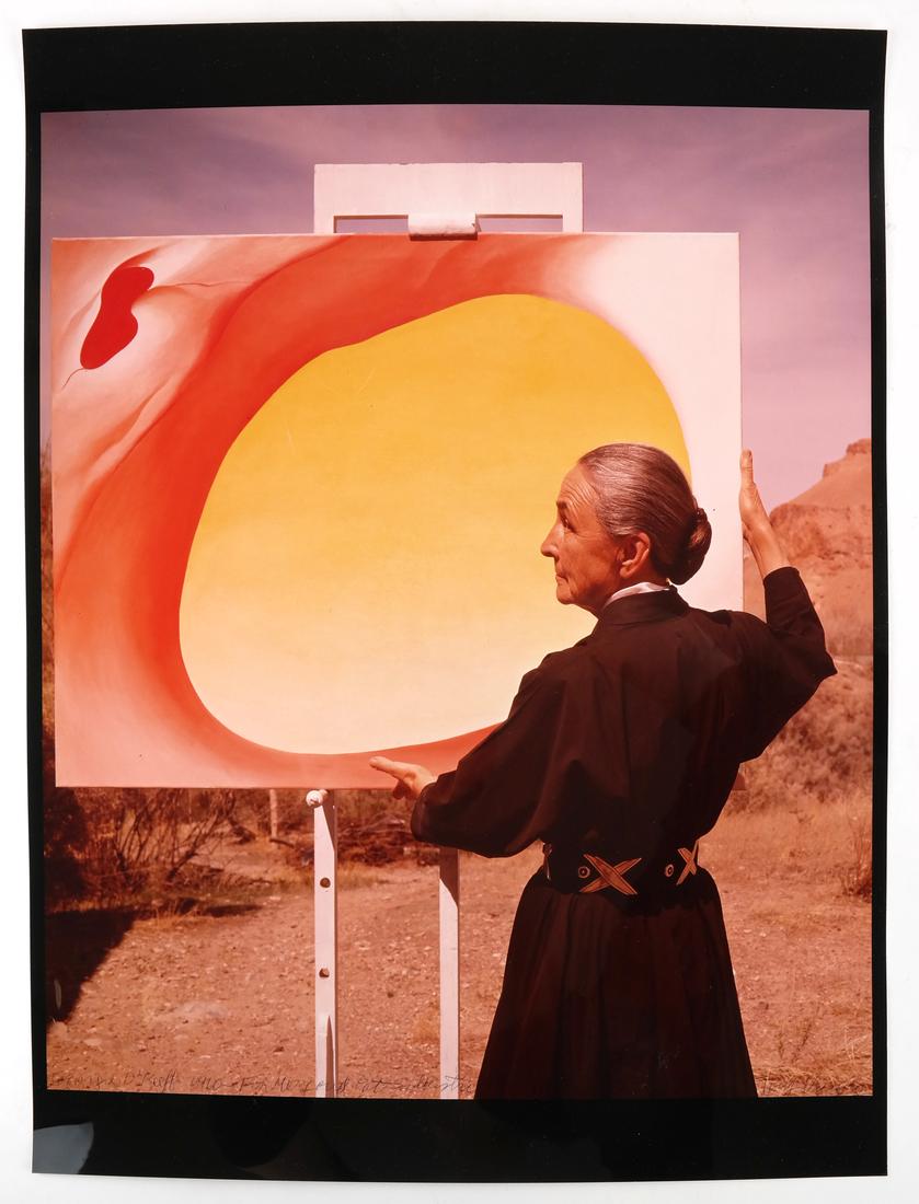 Tony Vaccaro, Color Photograph of Georgia O'Keeffe (1 of 5)