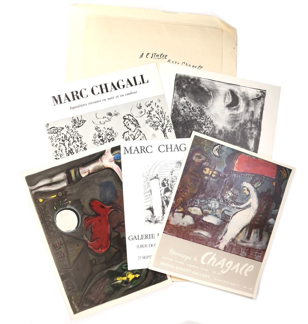A Collection of Vintage Marc Chagall Exhibition Posters (1 of 9)