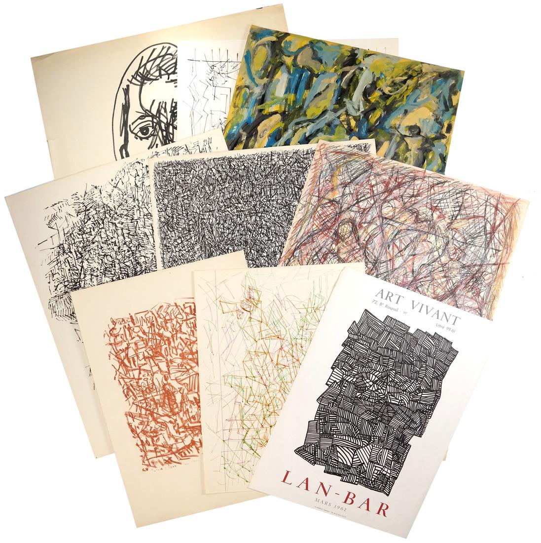 David Lan-Bar Eight Original Works On Paper (1 of 11)