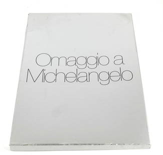 Omaggio A Michelangelo - Portfolio of 13 Prints, 1975: Omaggio A Michelangelo, 1975. Reproduction of the complete portfolio, published by Fondation Bruckmann Stiftung, Munich. Includes works by: Horst Antes, Jorge Castillo, Emilio Greco, Renato Guttuso, J