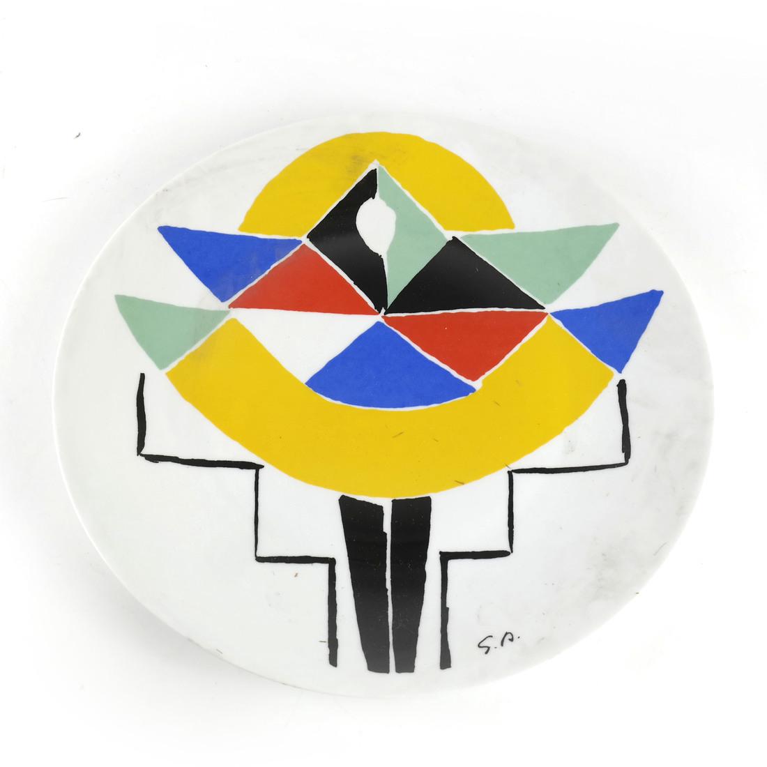 Sonia Delaunay, Limited Edition Porcelain Plate (1 of 6)