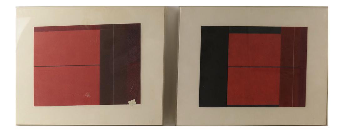 James Juszczyk, Two Color Field Compositions - Mixed (1 of 8)