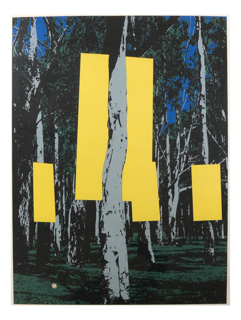 Menashe Kadishman, Composition With Trees - Screenprint (1 of 5)