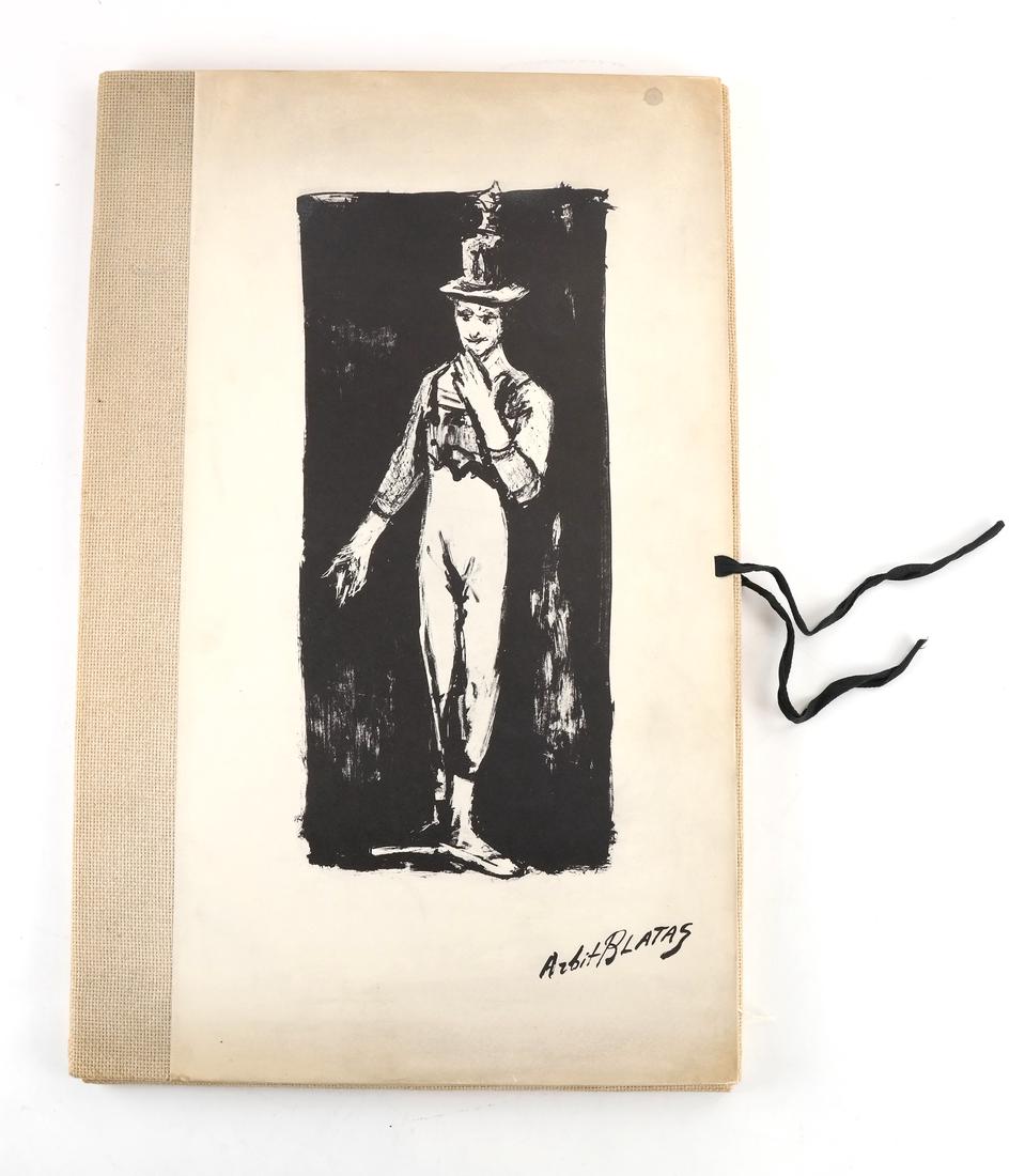 Arbit Blatas, "...Marcel Marceau," Folio Of (1 of 10)