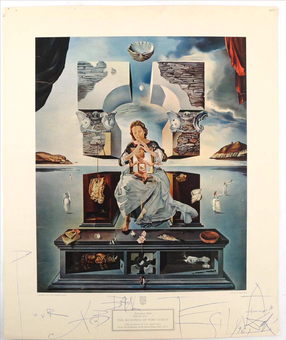 Salvador Dali, Signed "The Madonna of Port Lligat" - (1 of 5)
