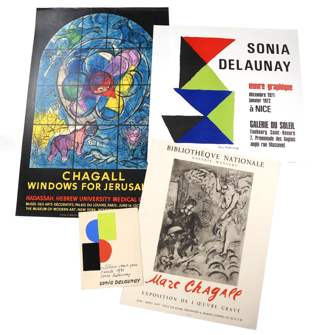 Vintage Posters, After S. Delaunay & M. Chagall (1 of 7)