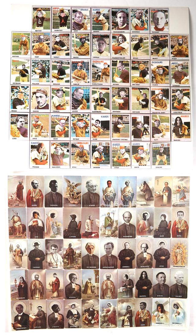 Don Celender, Two Uncut Sheets of "Artist Cards" - (1 of 8)