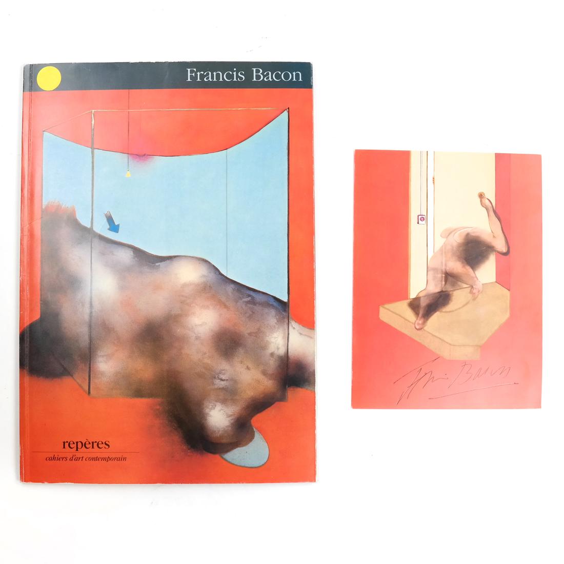 Francis Bacon, Signed Invitation and Gallery Catalogue (1 of 8)