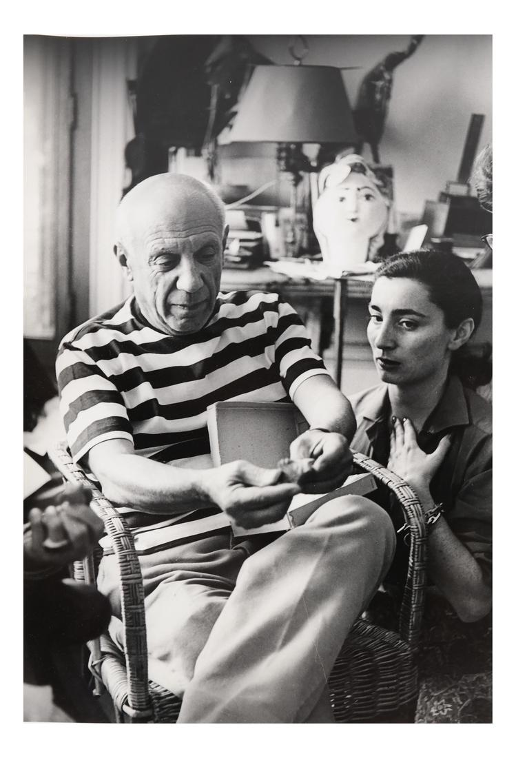 André Villers, Picasso and Jacqueline - Silver (1 of 4)