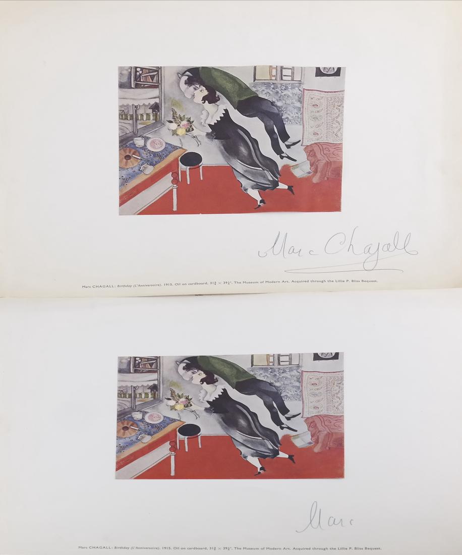Marc Chagall L Anniversaire Signed Offset Mar 14 17 Roland Ny In Ny Marc Chagall L Anniversaire Signed Offset Mar 14 17 Roland Ny In Ny