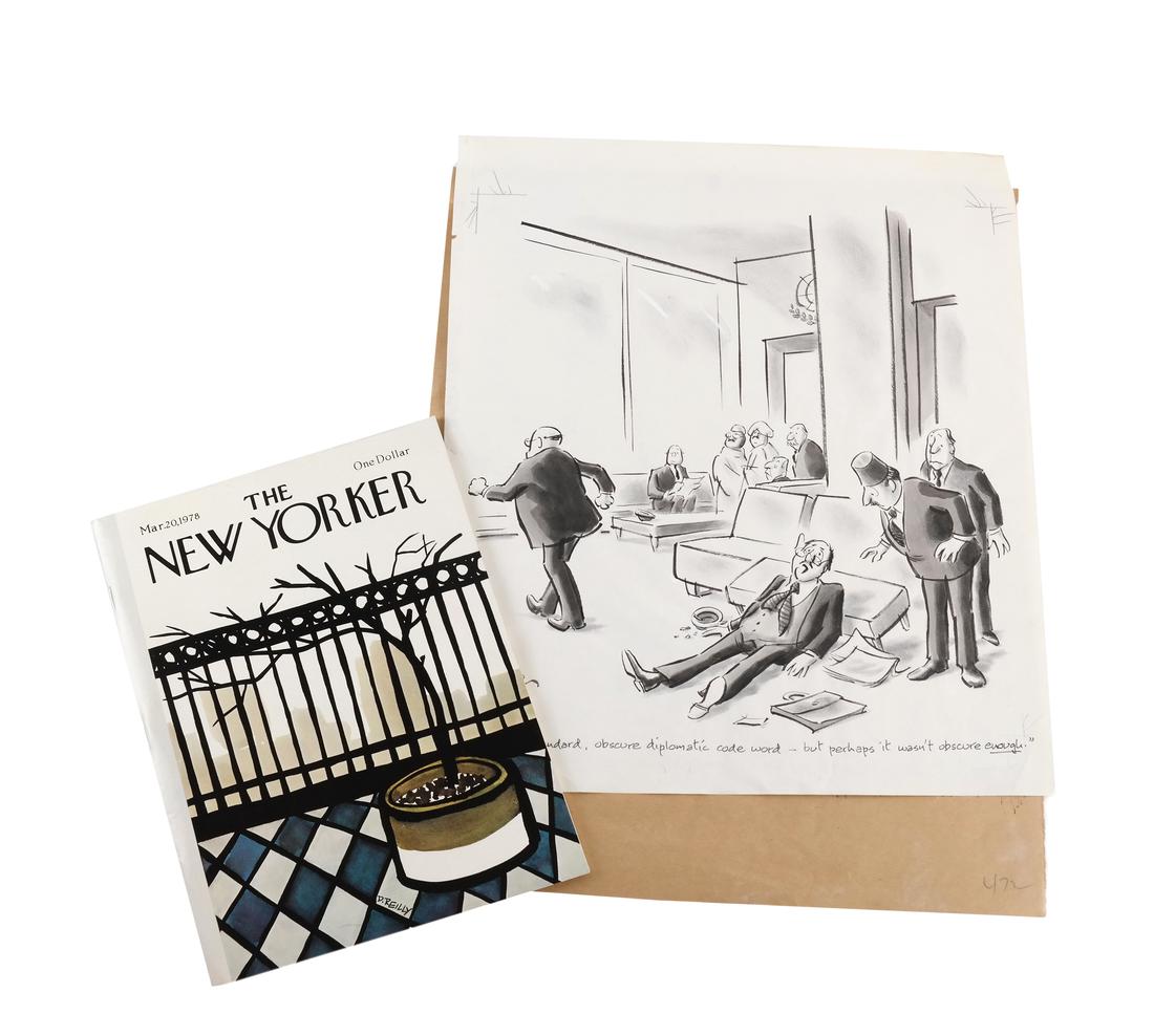 Ed Fisher, Original New Yorker Cartoon - Pen & Ink (1 of 7)