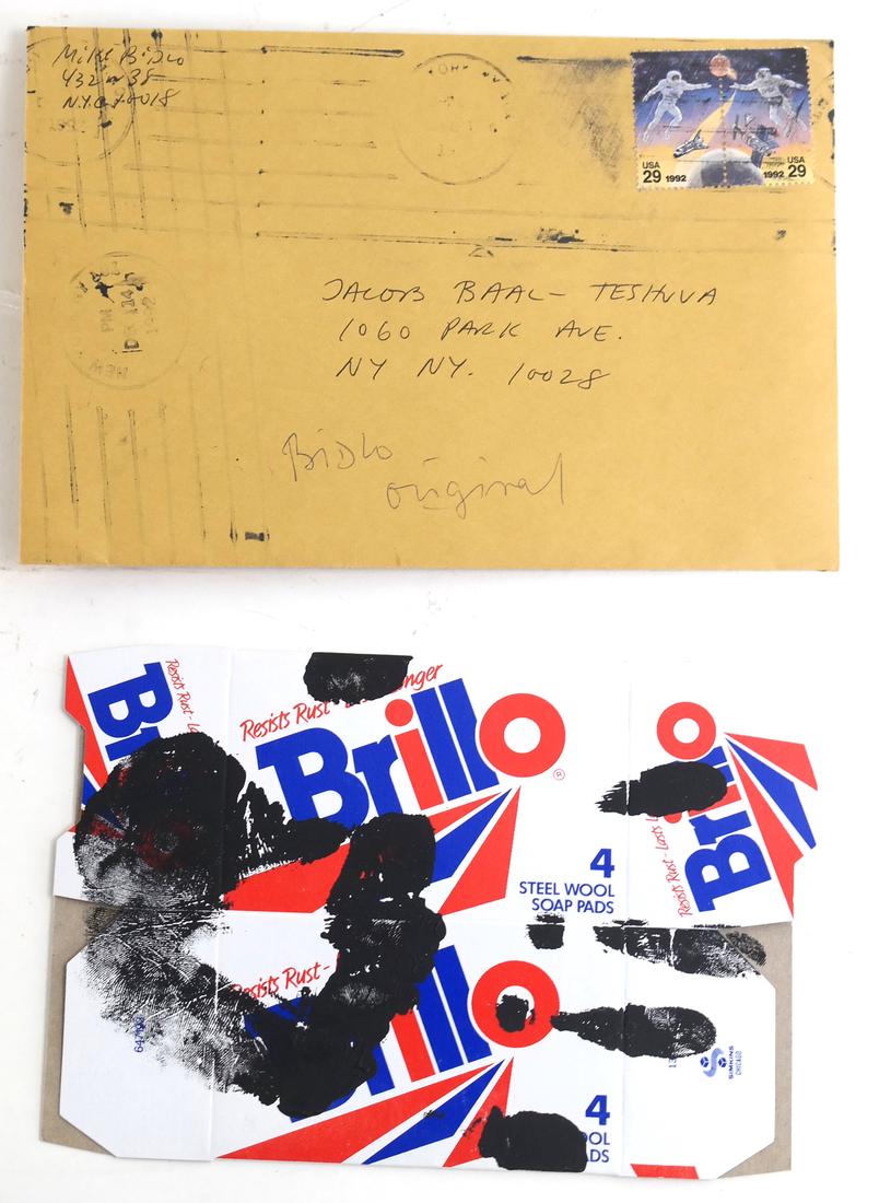 Mike Bidlo, Brillo Box With Handprint (1 of 6)